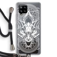 Oh Deer: Samsung Galaxy A42 5G Transparant Hoesje met koord