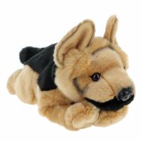 Knuffeldier Puppy Duitse herder Elzasser hond - zachte pluche stof - premium knuffels - 35 cm - thumbnail