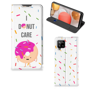 Samsung Galaxy A42 Flip Style Cover Donut Roze