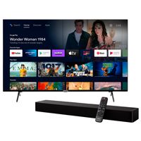 BundelDEAL ! LIFE® X15527 138,8 cm (55 inch) Ultra HD QLED Android-TV & 2.0 Bluetooth Soundbar P61155 - thumbnail