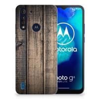 Motorola Moto G8 Power Lite | Bumper Hoesje | Steigerhout