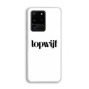 Topwijf Wit: Samsung Galaxy S20 Ultra Transparant Hoesje
