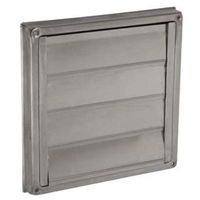 Plieger buitenrooster RVS met 4 lamellen aansl 125mm af met 185x185mm RVS 626.017.11P
