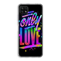 Only Love: Samsung Galaxy A22 5G Transparant Hoesje