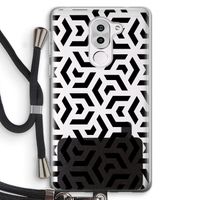 Crazy pattern: Honor 6X Transparant Hoesje met koord