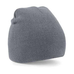 Pull-on beanie wintermuts in het donkergrijs   -