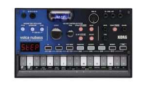 Korg volca nubass Analoge synthesizer Zwart, Blauw