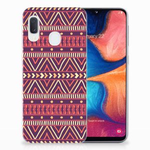 Samsung Galaxy A20e TPU bumper Aztec Paars