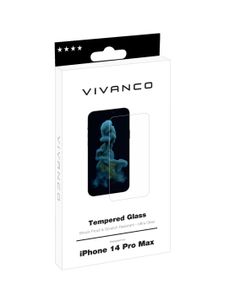 Vivanco 2D Screenprotector (glas) Geschikt voor: Apple iPhone 14 Pro Max 1 stuk(s)
