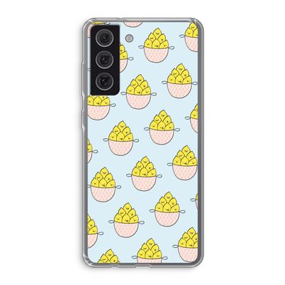 Citroenen: Samsung Galaxy S21 FE Transparant Hoesje