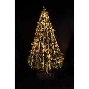 Cascade kerstverlichting -700 leds - warm wit - voor kerstboom 180 cm
