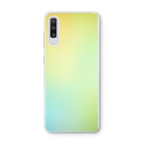 Minty mist pastel: Samsung Galaxy A70 Transparant Hoesje