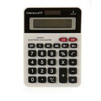 Rekenmachine/calculator - wit - 10 x 14 cm - voor school of kantoor - Solar - thumbnail