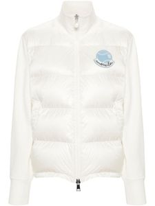 Moncler veste matelassée à patch logo - Tons neutres