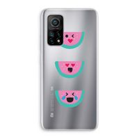 Smiley watermeloen: Xiaomi Mi 10T 5G Transparant Hoesje