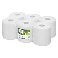 Handdoekrol satino pt1 comfort 2laags 150m wit