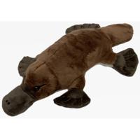 Pluche knuffel vogelbekdier bruin - 28 cm - Dieren knuffels - kinderen