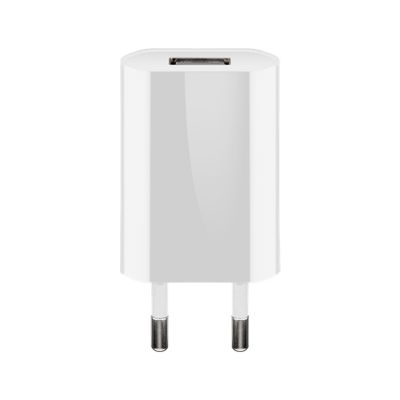 Goobay USB-A adapter - USB-A oplader - CEE 7/16 - USB-A adapter - 1 poorts - slim - 1000mA - 5W - wit