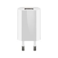 Goobay USB-A adapter - USB-A oplader - CEE 7/16 - USB-A adapter - 1 poorts - slim - 1000mA - 5W - wit Goobay USB-A adapter - USB-A oplader - CEE 7/16 - USB-A adapter - 1 poorts - slim - 1000mA - 5W - wit