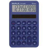 Maul ECO MD 1 Zakrekenmachine Lichtblauw Aantal displayposities: 10 werkt op zonne-energie (b x h x d) 76 x 120 x 13 mm Maul ECO MD 1 Zakrekenmachine Lichtblauw Aantal displayposities: 10 werkt op zonne-energie (b x h x d) 76 x 120 x 13 mm