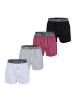 Phil & Co Phil & Co Wijde Boxershorts Heren 4-Pack Logo Waistband