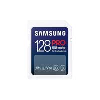 Samsung PRO Ultimate SD Card 128GB + USB-kaartlezer SD-Kaart Wit