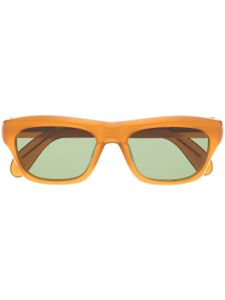 Lesca lunettes de vue à monture carrée - Orange