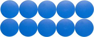 Maul Solid whiteboard magneet 800gr 10 stuks blauw