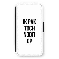 Ik pak nooit op: iPhone 12 Pro Max Flip Hoesje