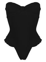 Reina Olga maillot de bain à effet froissé - Noir