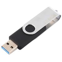 64GB Twister USB 3 0 Flash Disk USB Flash Drive (zwart)