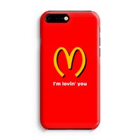 I'm lovin' you: iPhone 8 Plus Volledig Geprint Hoesje