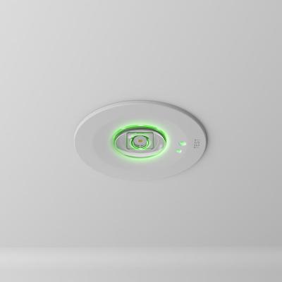 Mirian - LED Noodverlichting inbouwspot Wit - IP20 voor binnen - 1,2 Watt 130 Lumen - 3 uur noodaccu - Noodaccu plafondspot