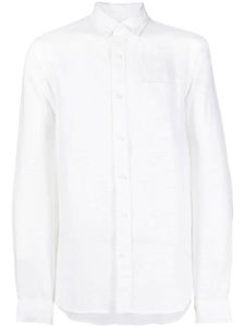Vince chemise en lin à manches longues - Blanc
