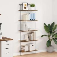 Boekenkast Gerookt eiken 60 x 24 x 168 cm Bewerkt hout