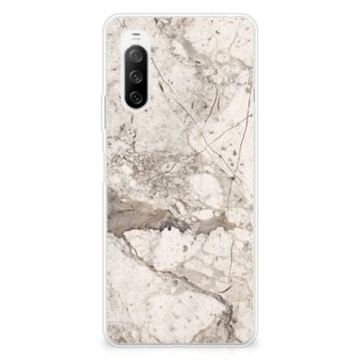Sony Xperia 10 III | TPU | Siliconen hoesje | Marmer Beige