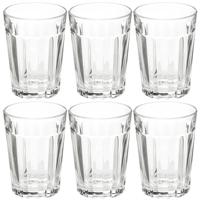 Set van 6x stuks water/sap glazen Lorenz 250 ml van glas - thumbnail