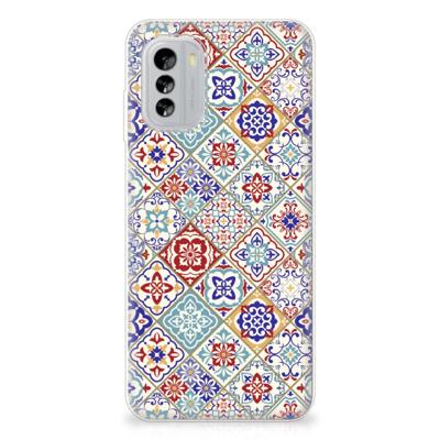 Nokia G60 | TPU | Siliconen hoesje | Tiles Color