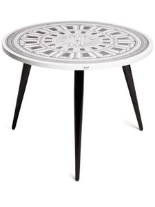 Fornasetti petite table Cortile à design circulaire - Blanc