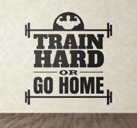 Muursticker sporten Train Hard