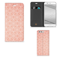 Huawei P10 Plus | Hoesje met Magneet | Pattern Orange
