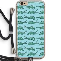 Kroko: iPhone 6 / 6S Transparant Hoesje met koord