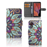 Samsung Galaxy Xcover 5 Hoesje Purple Flower