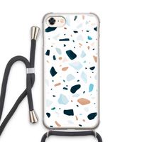 Terrazzo N°13: iPhone 7 Transparant Hoesje met koord