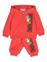 Moschino Kids survêtement à logo imprimé - Rouge - thumbnail