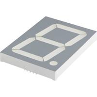 Kingbright 7-segments-display Rood 100 mm 7.6 V, 4 V Aantal cijfers: 1 SA40 19EWA