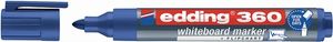 Edding Whiteboardmarker | blauw | streepbreedte 1,5-3 mm ronde punt | 10 stuks - 4-360003 4-360003