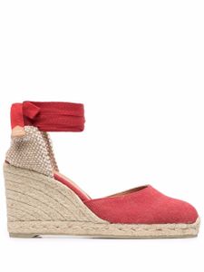 Castañer espadrilles compensées Carina - Rouge