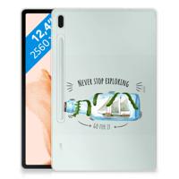Samsung Galaxy Tab S7FE Tablet Back Cover Boho Bottle Samsung Galaxy Tab S7FE Tablet Back Cover Boho Bottle