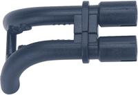 Domino gaskabel haakse geleider bowden cable guide two train